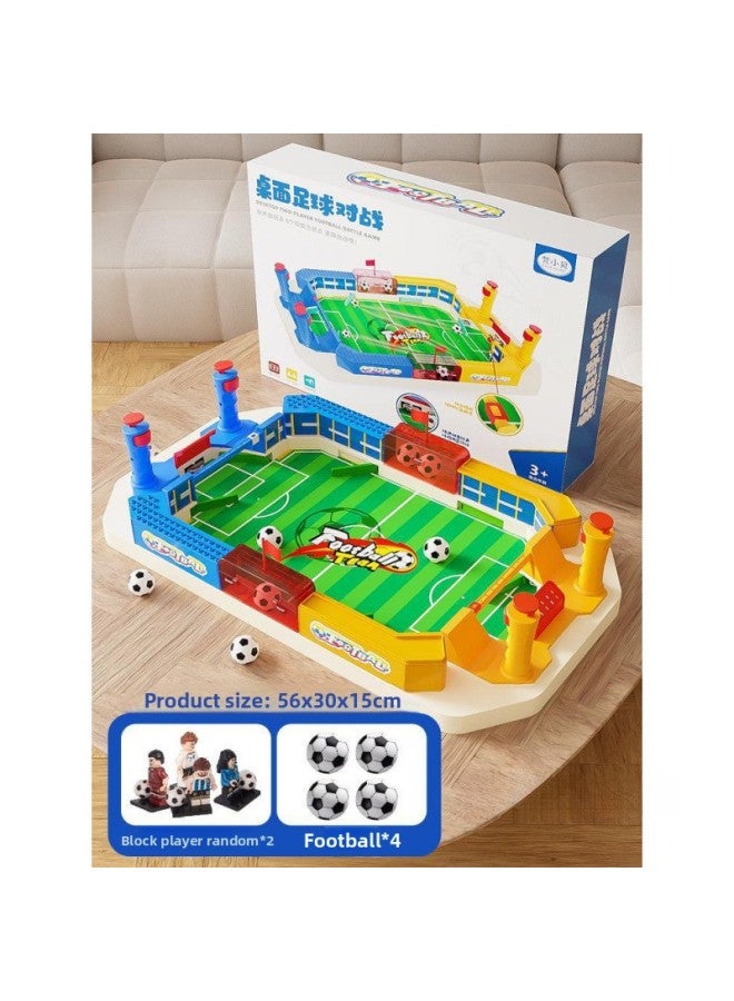Children's Foosball Two-Player Table Game Parent-Child Interactive Table Game for Boys Aged 3 to 6 Toy Board Game